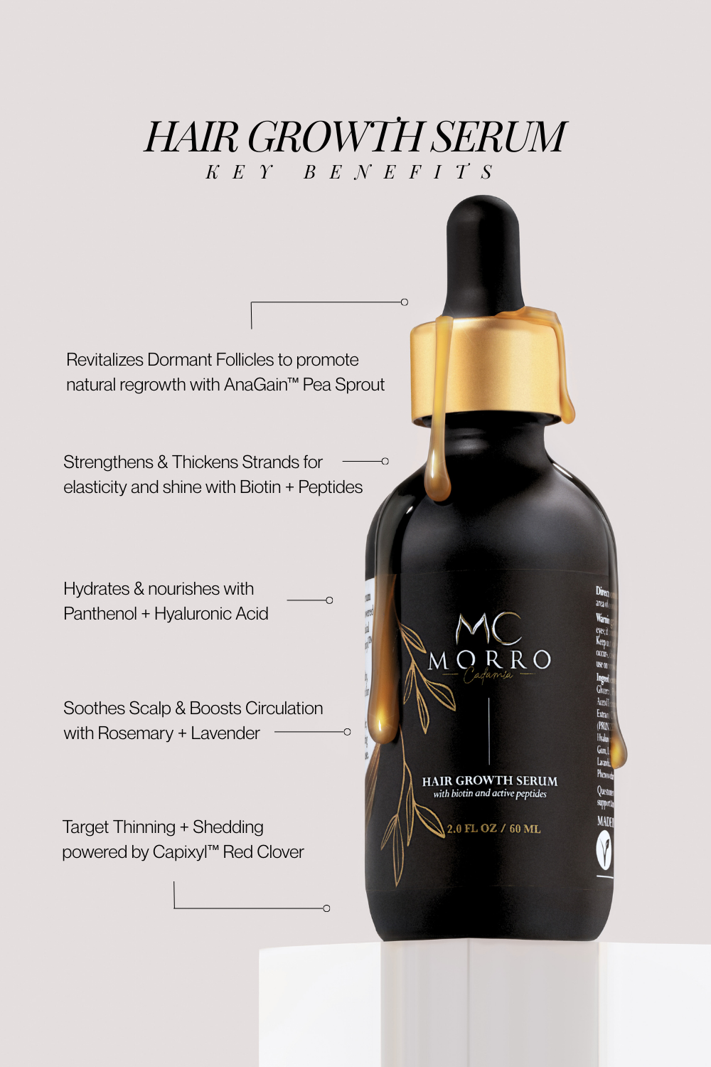 Hair Growth Serum with Biotin & Peptides